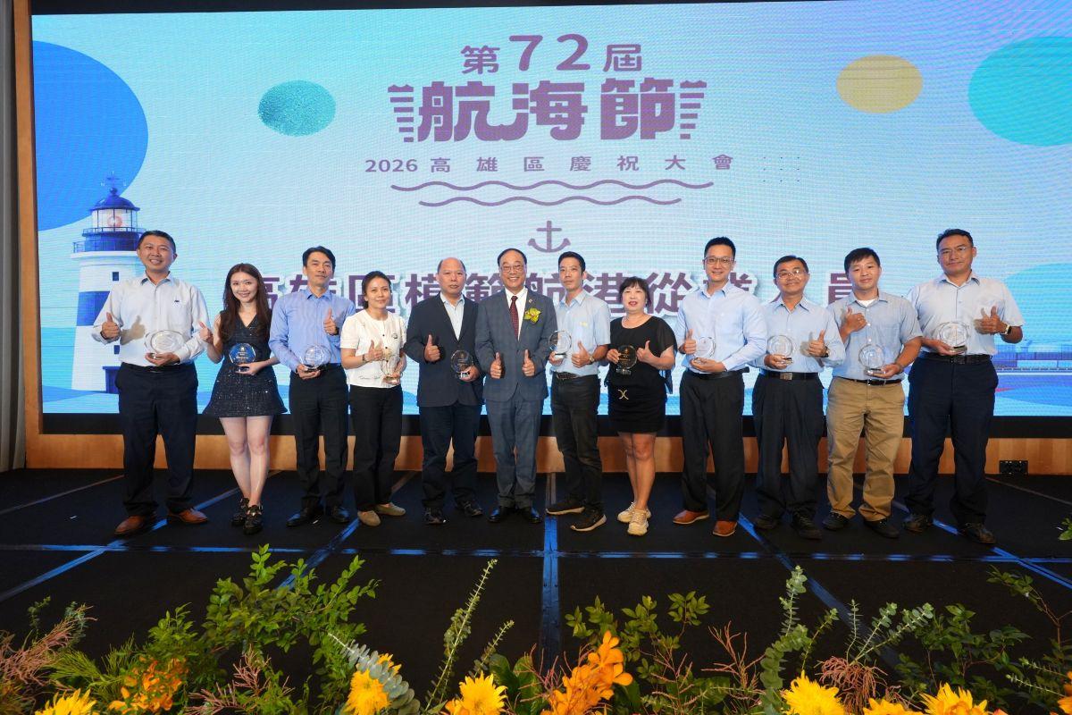 本公司船務處徐興隆代理協理當選「第72屆航海節高雄區模範航港從業人員」